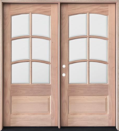 Miranda 6-Lite Arch Double Entry Door