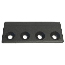 Barn Door Track Connector - Black