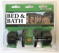 Guard Interior Doorknob Set Bed & Bath Bronze