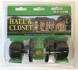 Guard Interior Doorknob Set Hall & Closet Bronze