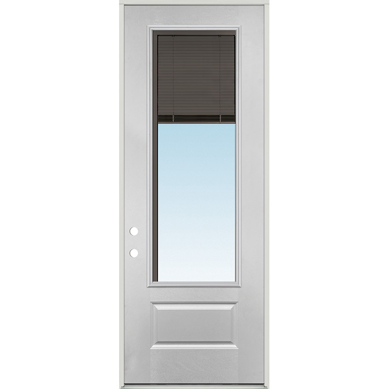 8'0 Wide Full Lite Fiberglass Patio Prehung Double Door Unit with  Sidelites - Door Clearance Center