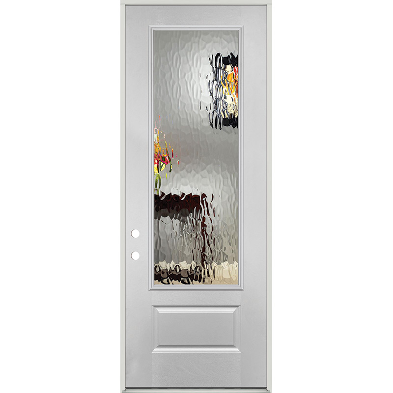 8'0 Tall 3/4 Lite Clear Low-E Fiberglass Prehung Double Door Unit - Door  Clearance Center