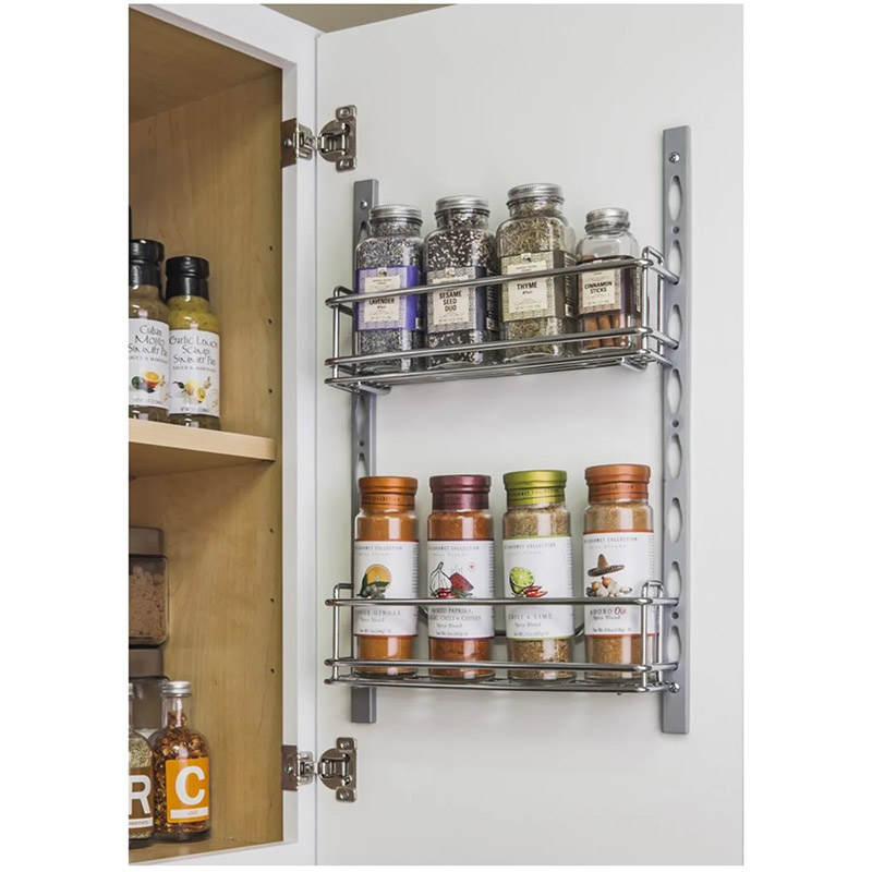 3 Deep Door Mounted Spice Rack System - Door Clearance Center