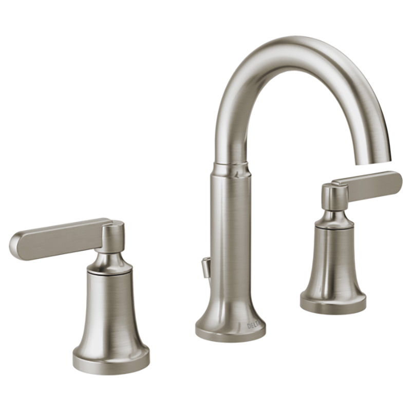 Delta Alux Two Handle Widespread Bathroom Faucet with ...