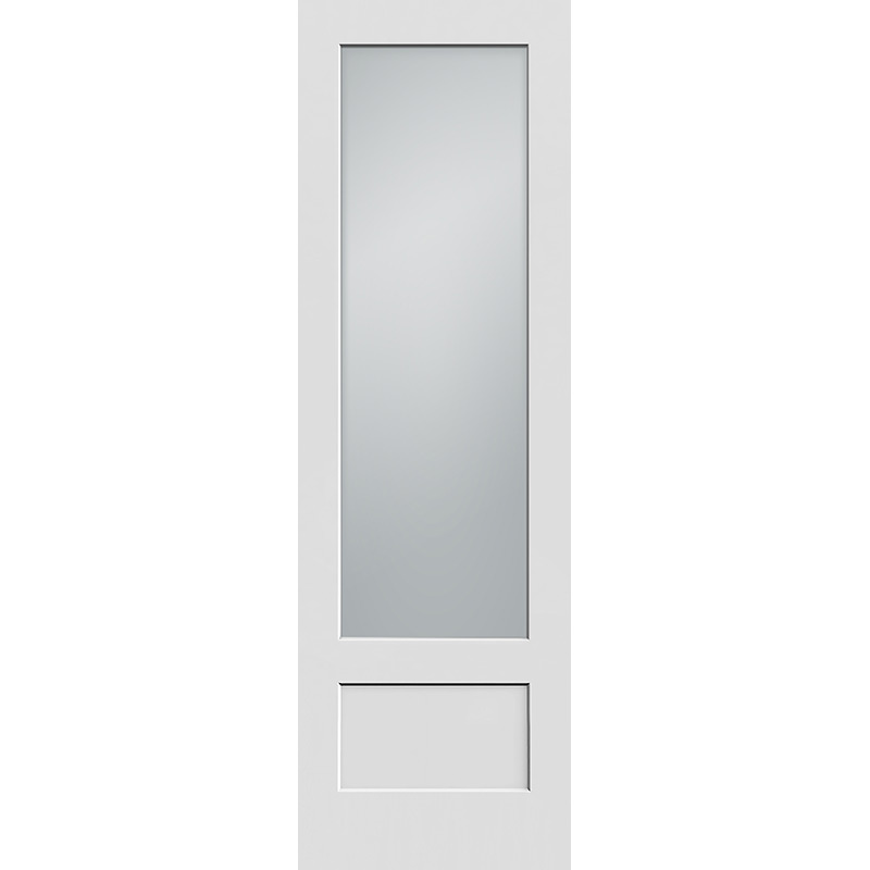 frosted glass panel door