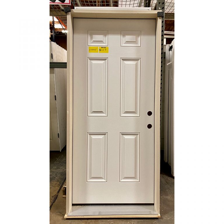 6Panel Fiberglass w/ PVC 69/16 Jambs LH Door Clearance Center