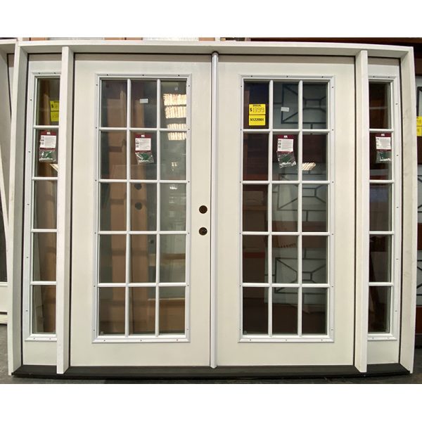 80 x 68 15Lite Fiberglass with Sidelites Outswing LH Door