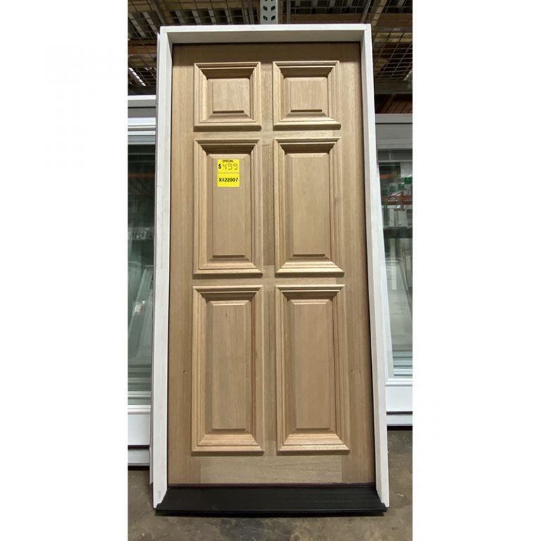 30 x 68 6Panel Mahogany LH (No Bore) Door Clearance Center