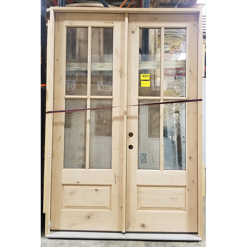 5/4 x 8/0 4Lite Knotty Alder w/ Matching Jambs Door Clearance Center