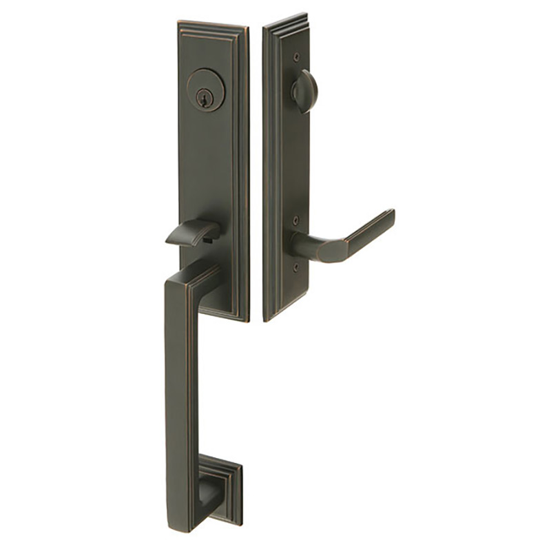 Emtek Wilshire Lockset Oil Rubbed Bronze Door Clearance Center