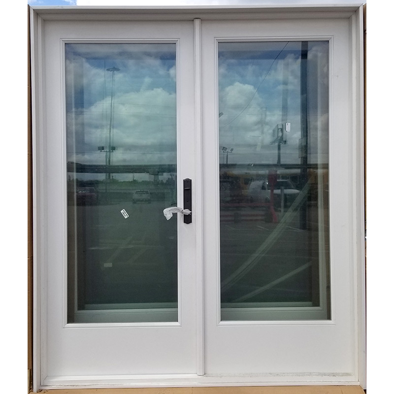 9436 6/0 x 6/8 Full Lite Fiberglass Outswing Double Door Unit Door Clearance Center