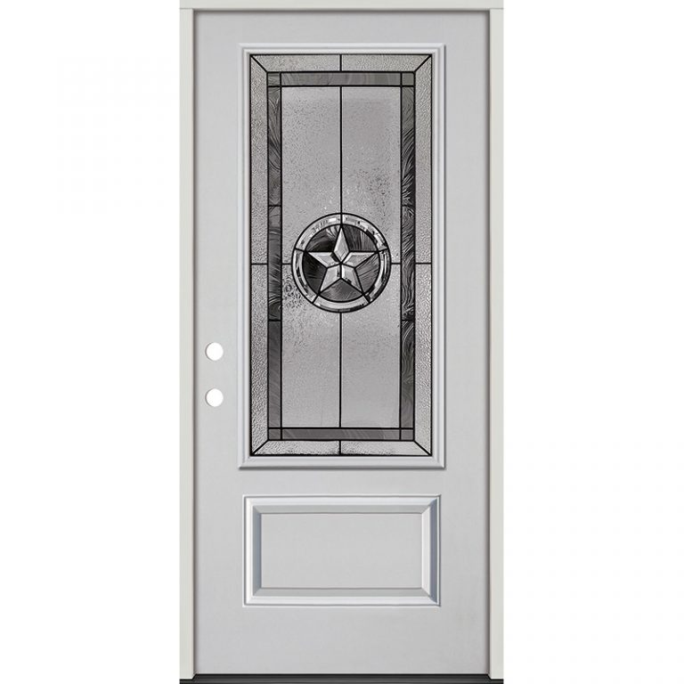 Texas Star 3/4 Lite Fiberglass Prehung Door Unit 70 Door Clearance