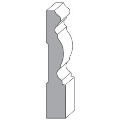 Primed Interior Baseboard Trim #WMB322