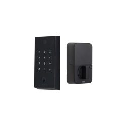 Emtek EMPowered 2 Touch Fingerprint Deadbolt Keyed Flat Black