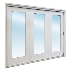 106" x 95" Fiberglass Folding Patio Triple Door Unit