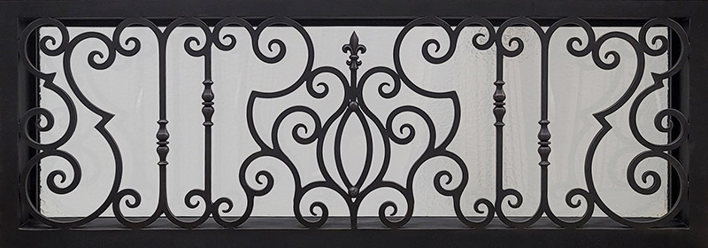 iron door transom