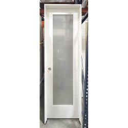 Frosted Glass Primed Interior Wood Doors 2/0