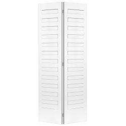 Shaker Louver Primed Interior Bifold Doors