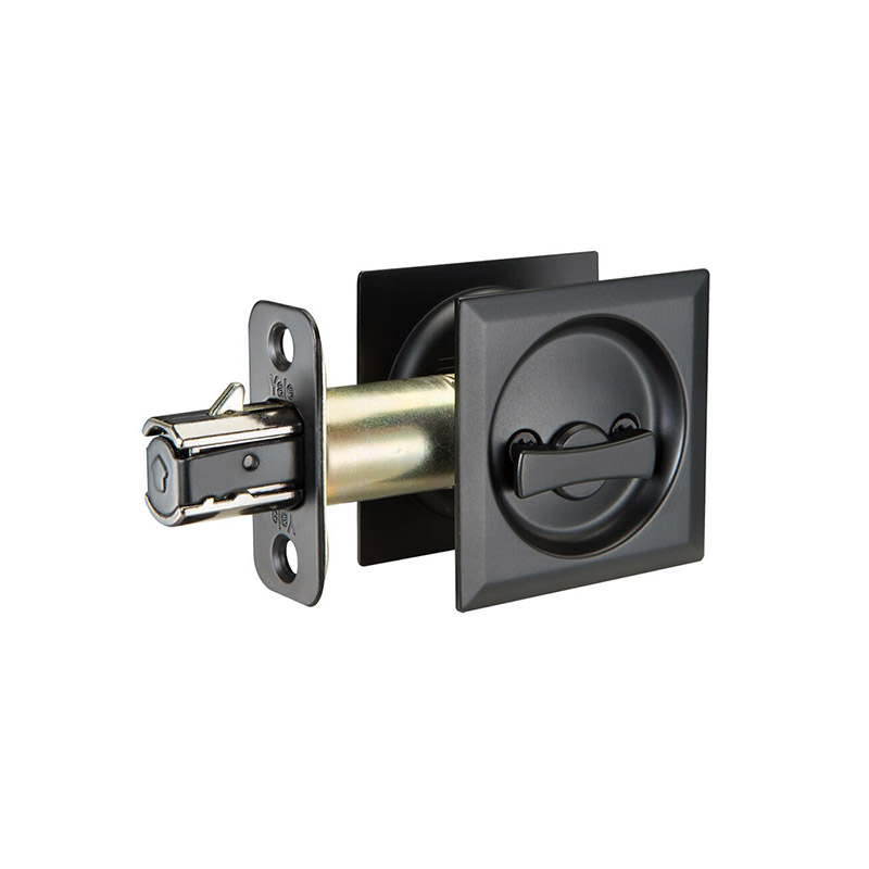 Contemporary Square Privacy Pocket Door Lock